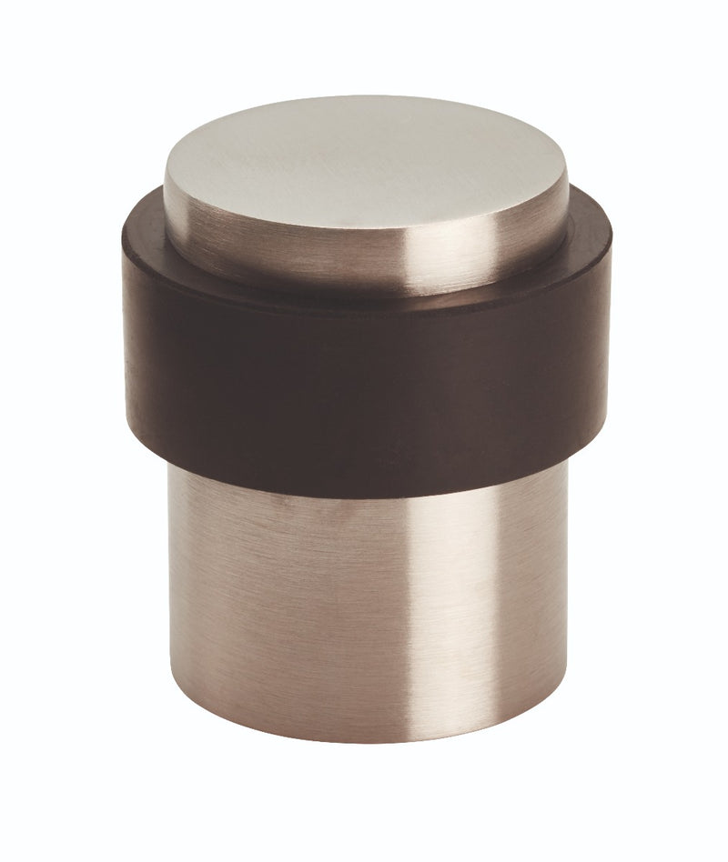 40 X 30Mm - Floor Mounted Doorstop - Concealed Fix - Satin Stainless Steel 40mm