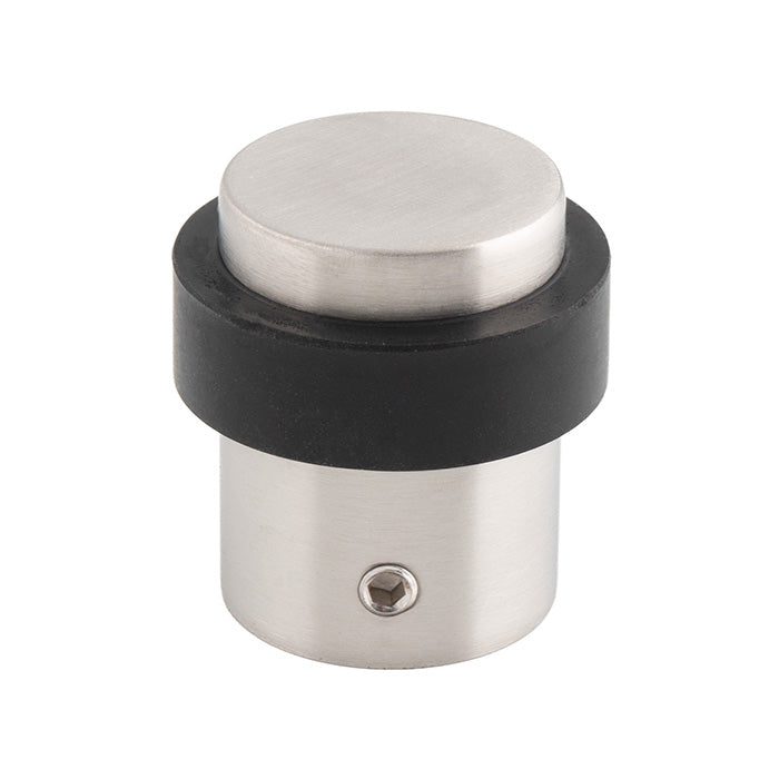 40 X 30Mm - Floor Mounted Doorstop - Concealed Fix - Anti Tamper - Satin Stainless Steel 40