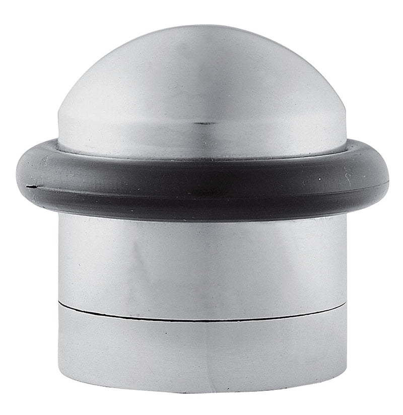Floor Mounted Doorstop - Satin Chrome 32MM