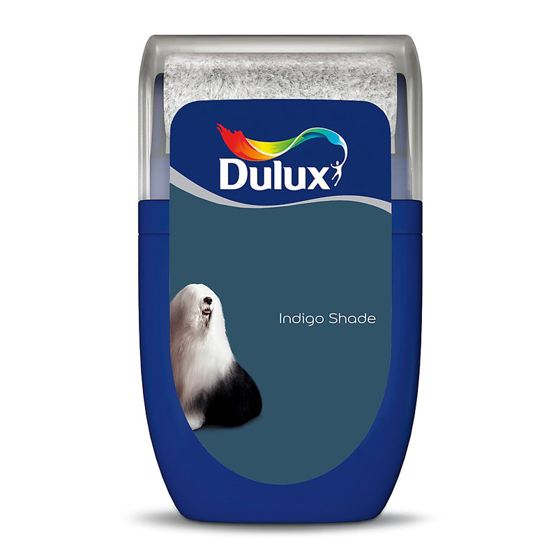 Dulux Indigo Shade Matt Wall & ceiling Emulsion paint, 30ml Tester pot