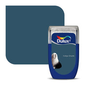 Dulux Indigo Shade Matt Wall & ceiling Emulsion paint, 30ml Tester pot
