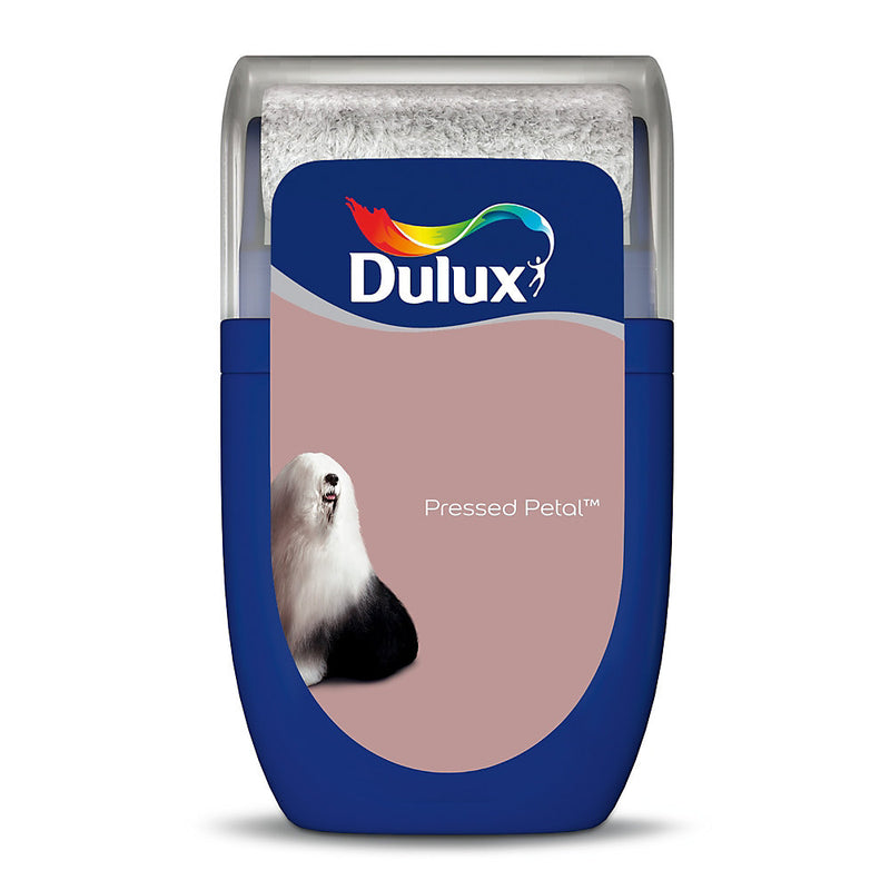 Dulux Pressed Petal Matt Wall & ceiling Emulsion paint, 30ml Tester pot