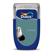 Dulux Teal Voyage Matt Wall & ceiling Emulsion paint, 30ml Tester pot
