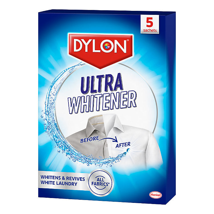 Dylon Ultra Whitener 5 Pack Laundry Additive