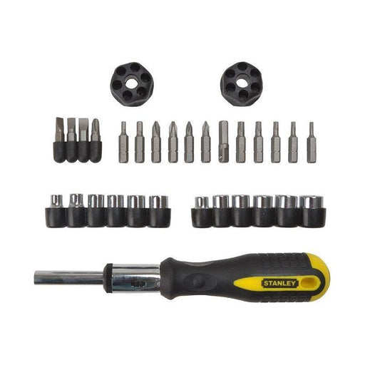 Stanley® Hand Tools Ratchet Screwdriver Set of 29 STANLEY® Hand Tools - RockBottom Nothampton