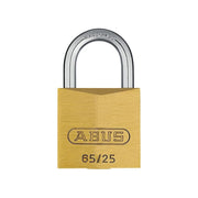 Abus Mechanical 65/25mm Brass Padlock Keyed Alike 251 ABUS Mechanical - RockBottom Northampton 