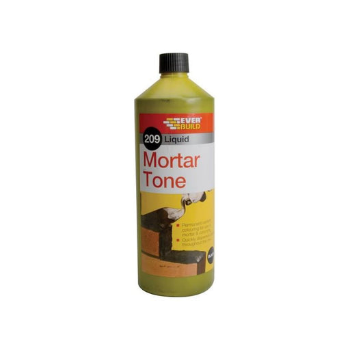 Everbuild Sika 209 Liquid Mortar Tone Black 1 litre Everbuild Sika - RockBottom Northamptin