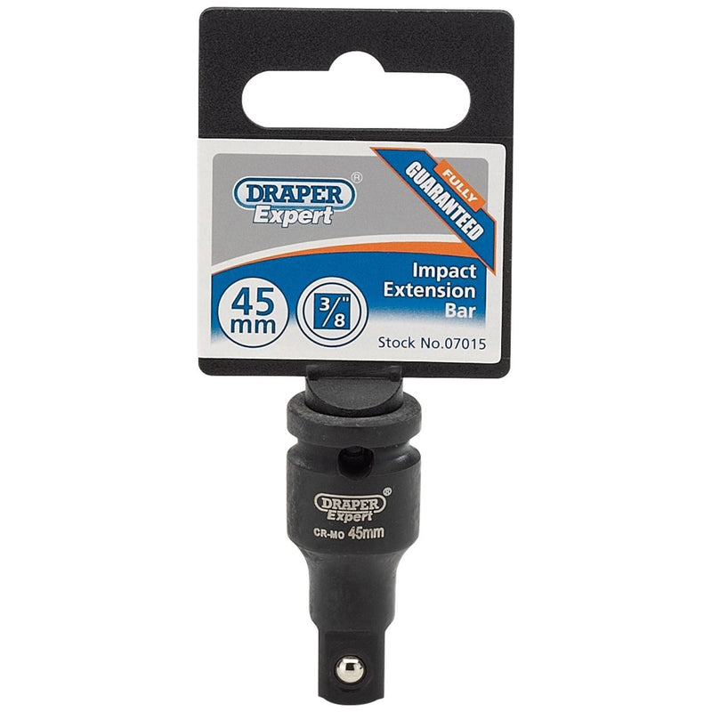 Draper Expert Impact Extension Bar, 3/8" Sq. Dr., 45mm 07015 Draper - Town Tools 