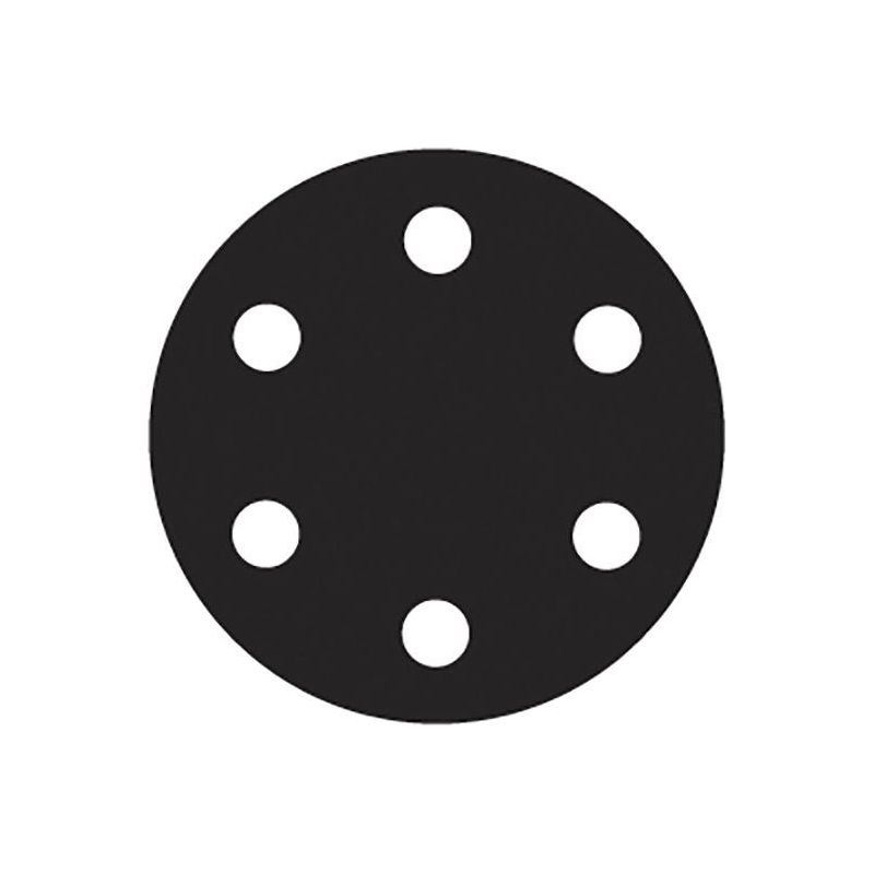 Flexovit Hook & Loop Sanding Disc 150mm Medium 80G (Pack 6) Flexovit - RockBottom Northampton