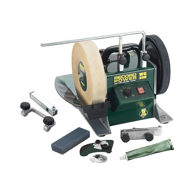 Record Power WG250 250mm (10in) Whetstone Grinder 160W 240V Record Power - RockBottom Nothampton
