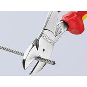 Knipex VDE High Leverage Diagonal Cutter 200mm Knipex - RockBottom Northampton
