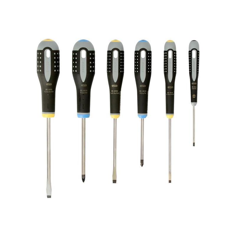 Bahco BE-9882 ERGO™ Screwdriver Set, 6 Piece Bahco - RockBottom Northampton