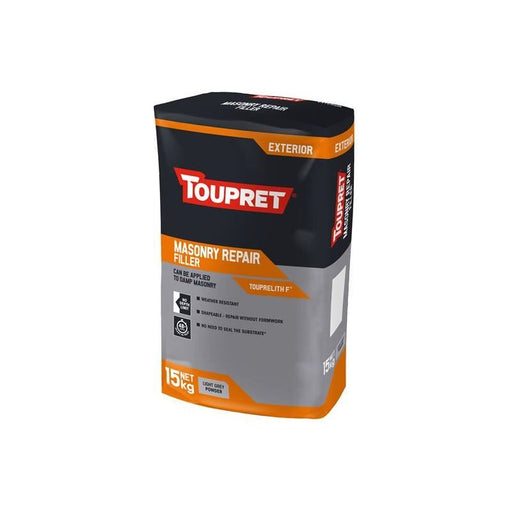 Toupret Exterior Masonry Repair Filler 15kg Toupret - RockBottom Northampton