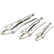Draper Curved Jaw Self Grip Pliers Set (3 Piece) 14040 Draper - Town Tools 