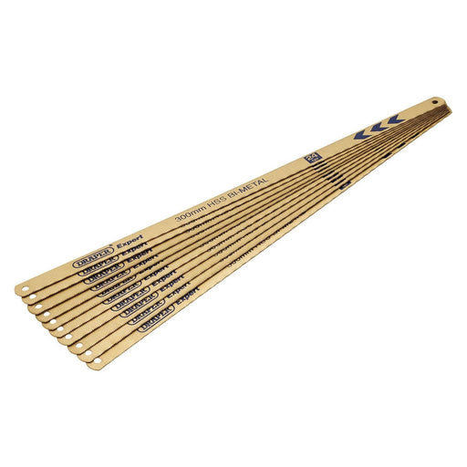 Draper Draper Expert Bi-metal Hacksaw Blades, 300mm, 24tpi (Pack of 10) Draper - Town Tools