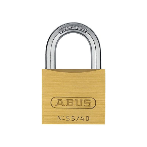 Abus Mechanical 55/40mm Brass Padlock Keyed Alike 5401 ABUS Mechanical - RockBottom Northampton 