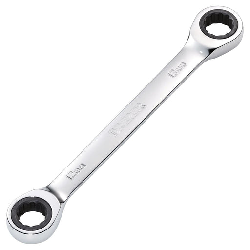 Draper Draper HI-TORQ Metric Double Ratchet Ring Spanner, 12 x 13mm Draper - Town Tools
