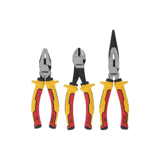 Dewalt VDE Plier Set, 3 Piece Dewalt - RockBottom Northampton