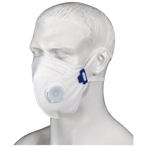Draper FPP3 NR Vertical Fold Flat Face Masks with Valve (Pack of 10) Draper - Town Tools
