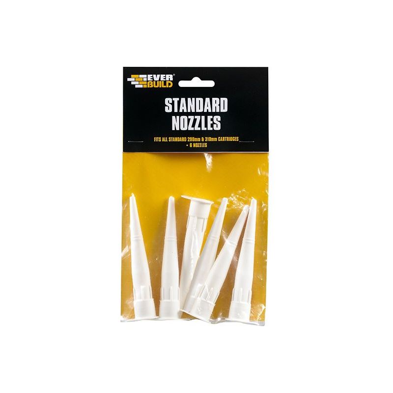 Everbuild Sika Standard Nozzle Pack of 6 Everbuild Sika - RockBottom Northamptin