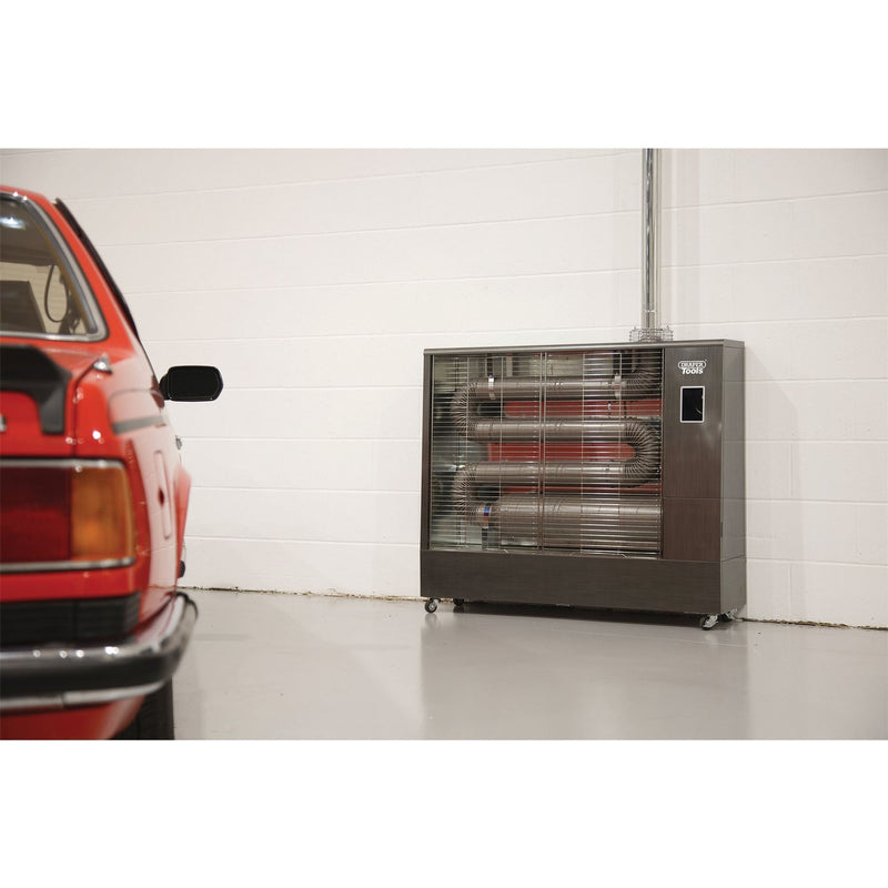 Draper 230V Far Infrared Diesel Heater with Flue Kit, 67,500 BTU/19.8kW 18104 Draper - Town Tools 