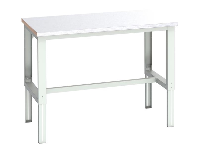 Bott Cubio Adjustable Bench, Steel Clad Top 1500 x 900mm
