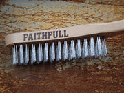 Faithfull Heavy-Duty Scratch Brush, Three Row Faithfull - RockBottom Northampton