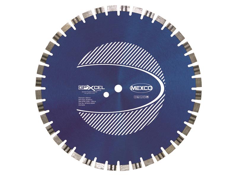 MEXCO - XCEL GRADE Concrete Diamond Blade 350 x 20mm