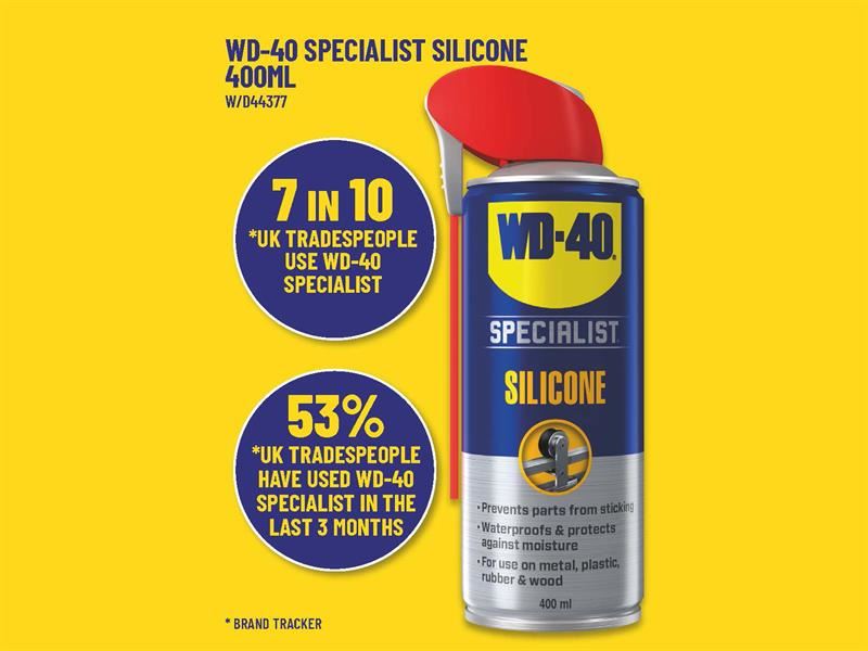WD-40 Specialist Silicone Spray 400ml WD-40� - RockBottom Northampton