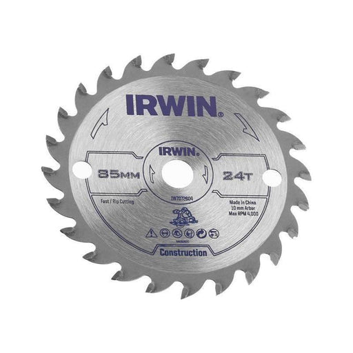 Irwin® General Purpose Saw Blade 85 x 10mm x 24T ATB IRWIN® - RockBottom Northampton