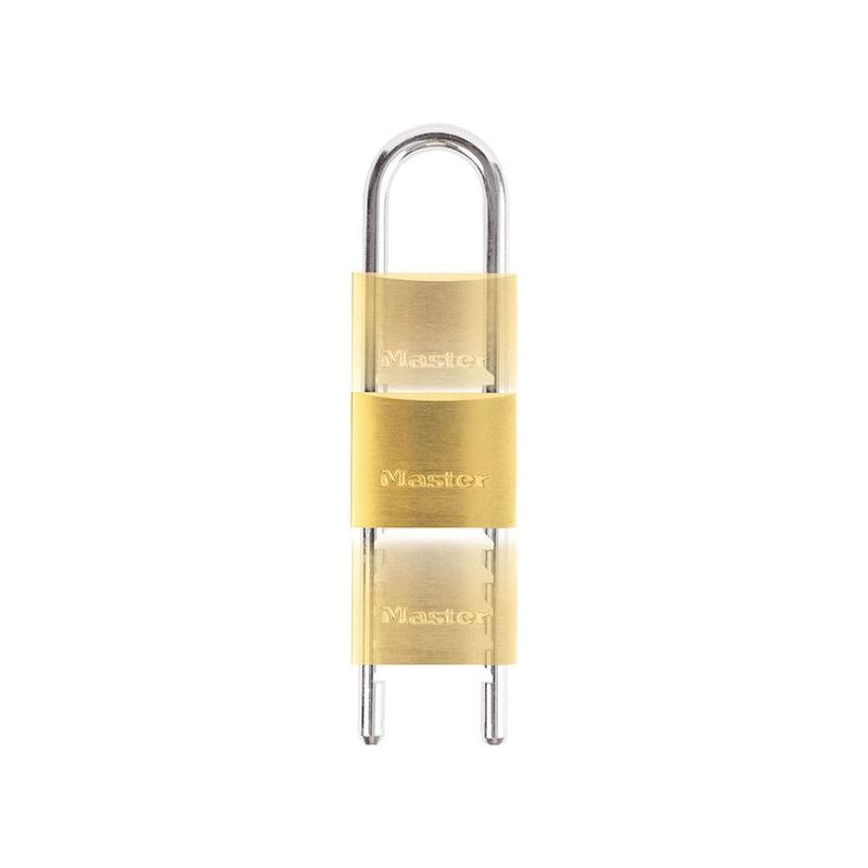 Master Lock Solid Brass 50mm Padlock with Adjustable Shackle Master Lock - RockBottom Northampton
