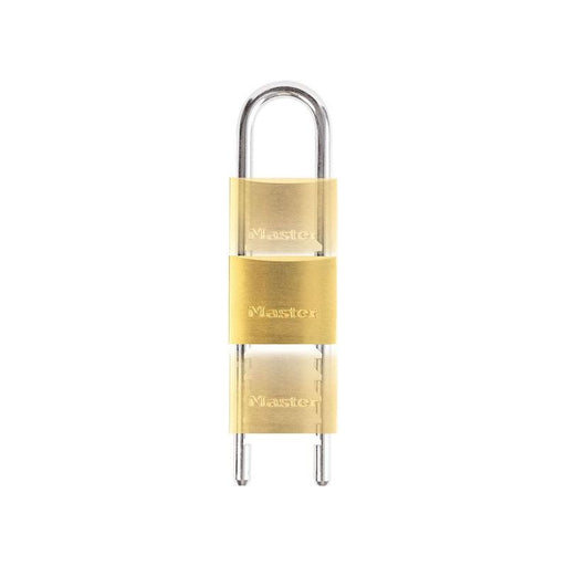 Master Lock Solid Brass 50mm Padlock with Adjustable Shackle Master Lock - RockBottom Northampton