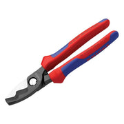 Knipex Cable Shears with Twin Cutting Edge Multi-Component Grip 200mm Knipex - RockBottom Northampton