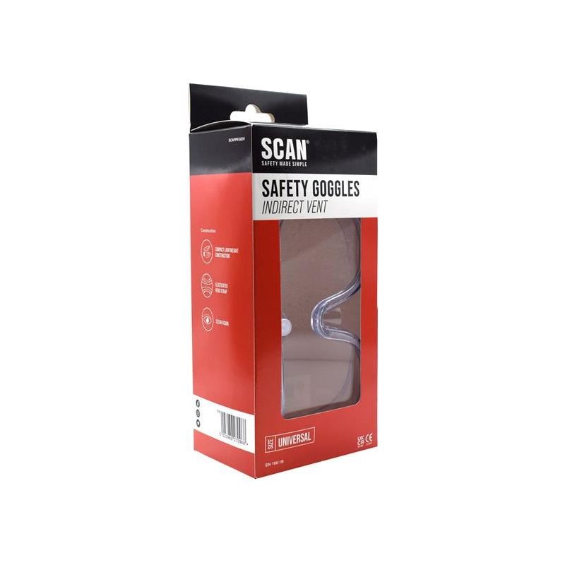 Scan Indirect Ventilation Safety Goggles Scan - RockBottom Nothampton