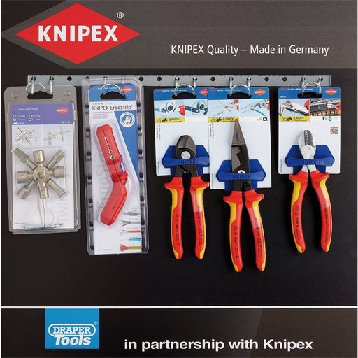 Draper Knipex Profile for Slat Wall - Range Option 3 (11 Piece) Draper - Town Tools