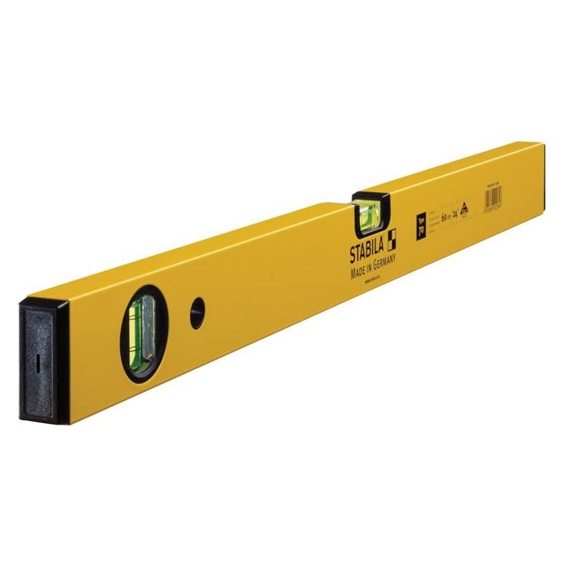 Stabila 70-60 Single Plumb Spirit Level 2 Vial 60cm Stabila - RockBottom Nothampton