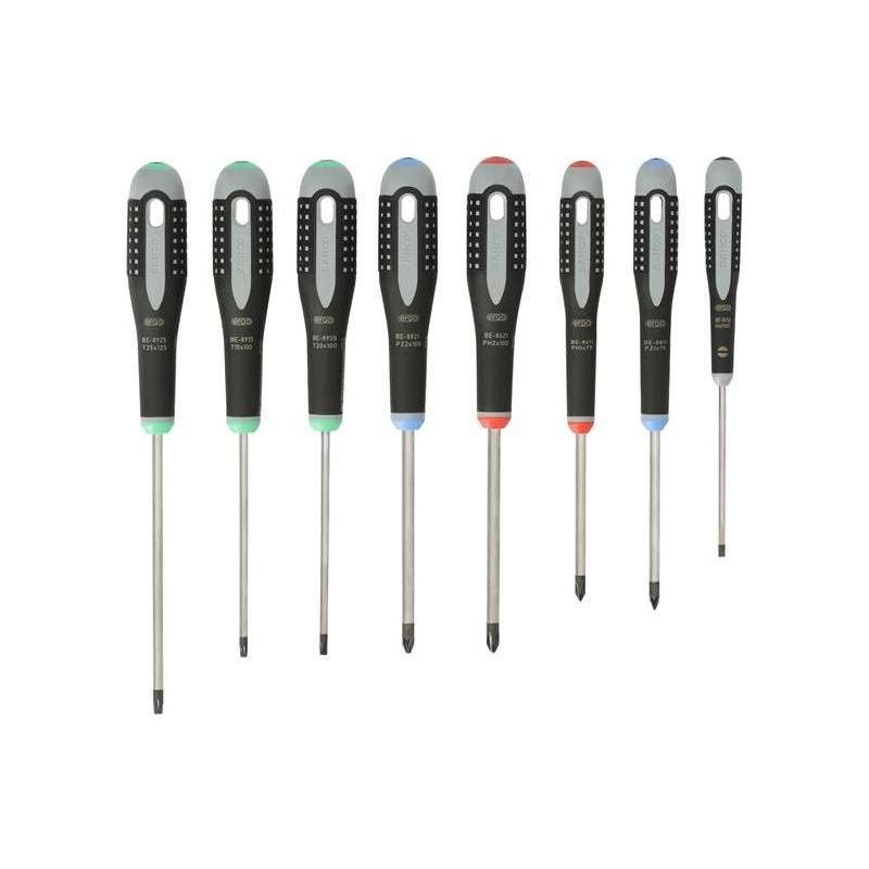 Bahco BE-9872 ERGO™ Screwdriver Set, 8 Piece Bahco - RockBottom Northampton