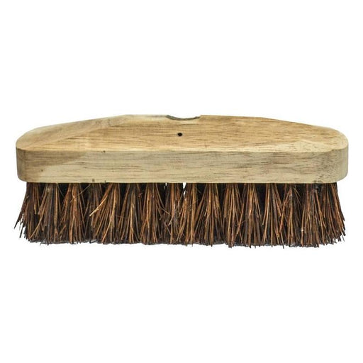 Faithfull Deck Scrub Stiff Broom Head 225mm (9in) Faithfull - RockBottom Northampton