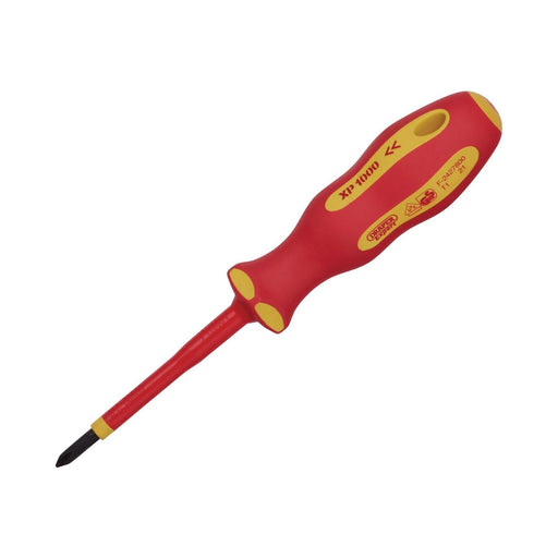 Draper XP1000 VDE Cross Slot Screwdriver, No.1 x 80mm 64429 Draper - Town Tools 