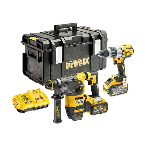 Dewalt Power Tools DCK2033X2 XR FlexVolt Twin Pack 18/54V 2 x 9.0/3.0Ah Li-ion DeWALT Power Tools - RockBottom Northampton