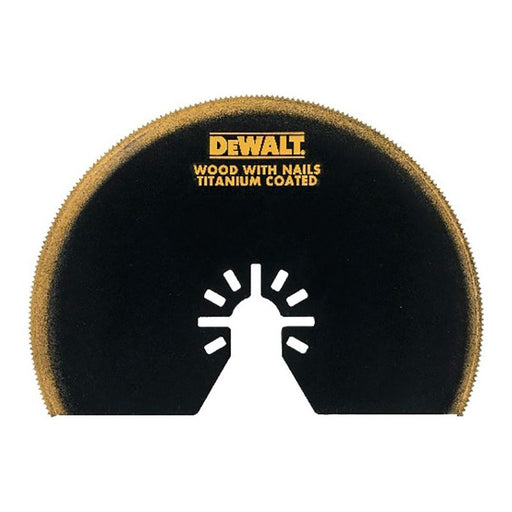 Dewalt Power Tools Multi-Tool Titanium Semi Circle Blade 100mm DeWALT Power Tools - RockBottom Northampton