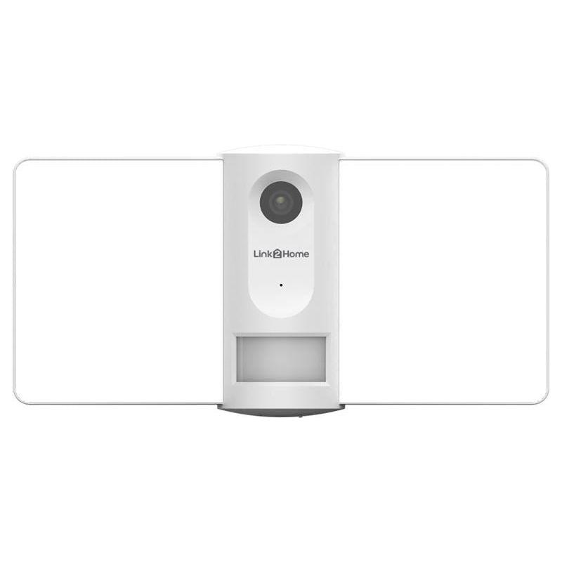 Link2Home Outdoor Smart Floodlight Camera 2K 4MP White Link2Home - RockBottom Northampton