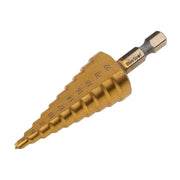 Bluespot Tools HSS 1/4in Hex Shank Step Drill 4-22mm BlueSpot Tools - RockBottom Northampton