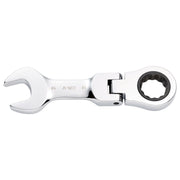 Draper HI-TORQ Metric Stubby Flexible Head Ratchet Combination Spanner, 18mm Draper - Town Tools