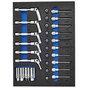Draper Bunker Spark and Glow Plug Set in EVA Foam Inlay, 3/8" (20 Piece) Draper - Town Tools