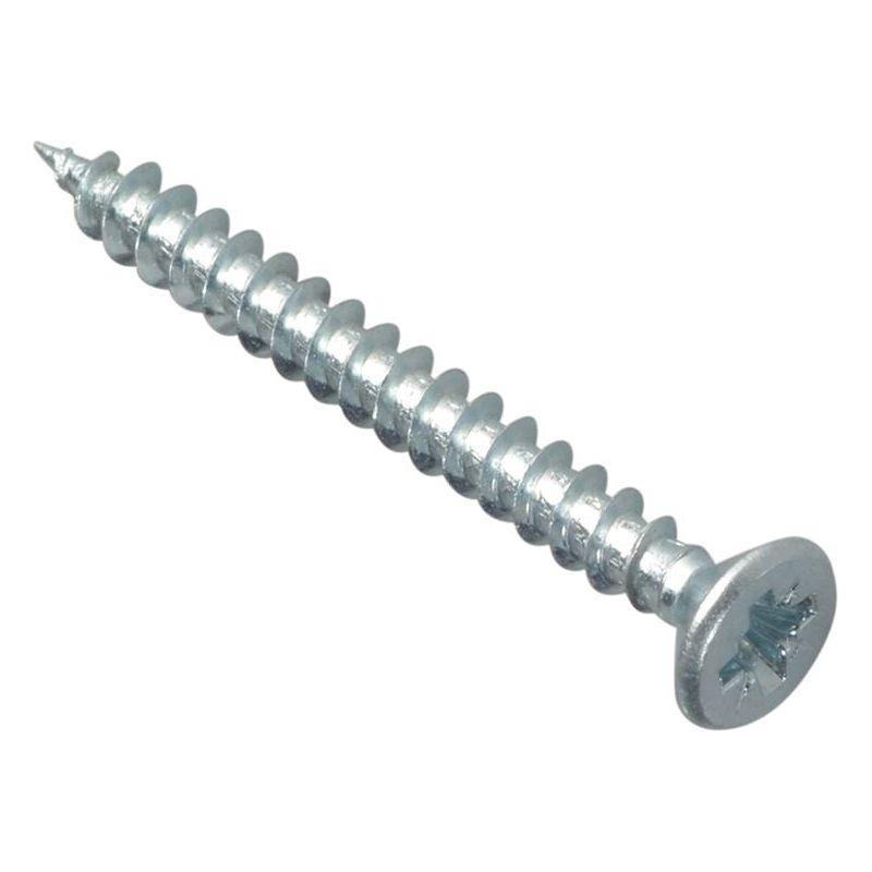 Forgefix Multi-Purpose Pozi Compatible Screw CSK ST ZP 4.0 x 40mm Forge Pack 20 ForgeFix - RockBottom Northampton