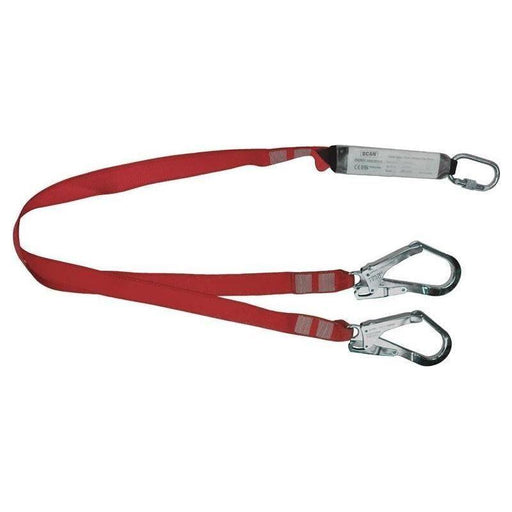 Scan Fall Arrest Twin Lanyard 1.8m Scan - RockBottom Nothampton