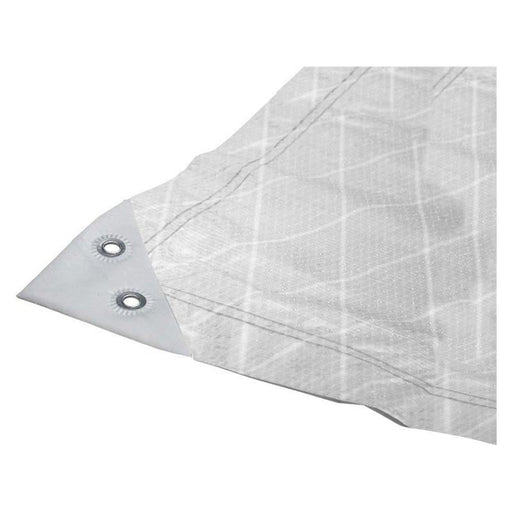 Faithfull Tough-Tarp Tarpaulin White 6 x 4m Faithfull - RockBottom Northampton