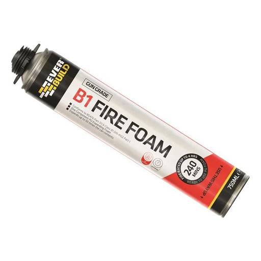 Everbuild Sika Fire Foam B1 Gun Grade Aerosol 750ml Everbuild Sika - RockBottom Northamptin