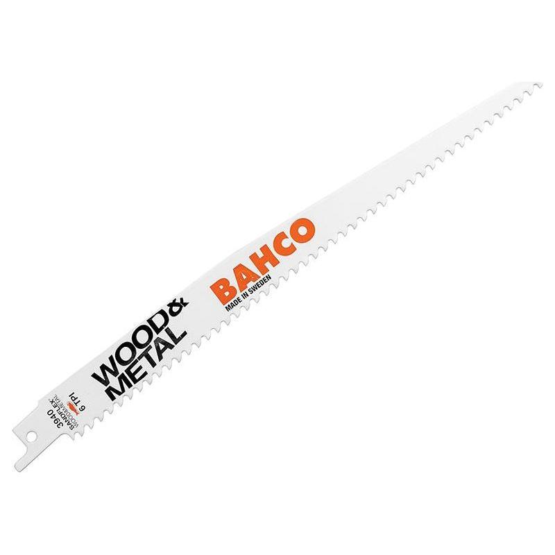 Bahco Wood & Metal Bi-Metal Reciprocating Blade 228mm 6 TPI (Pack 5) Bahco - RockBottom Northampton